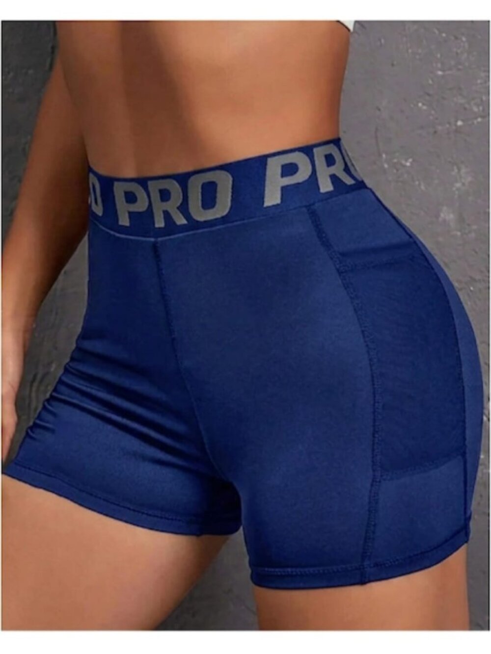 Women's high-waisted athletic shorts, stretchy shorts for training and running